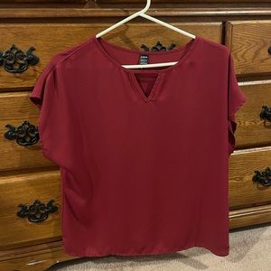 Maroon blouse